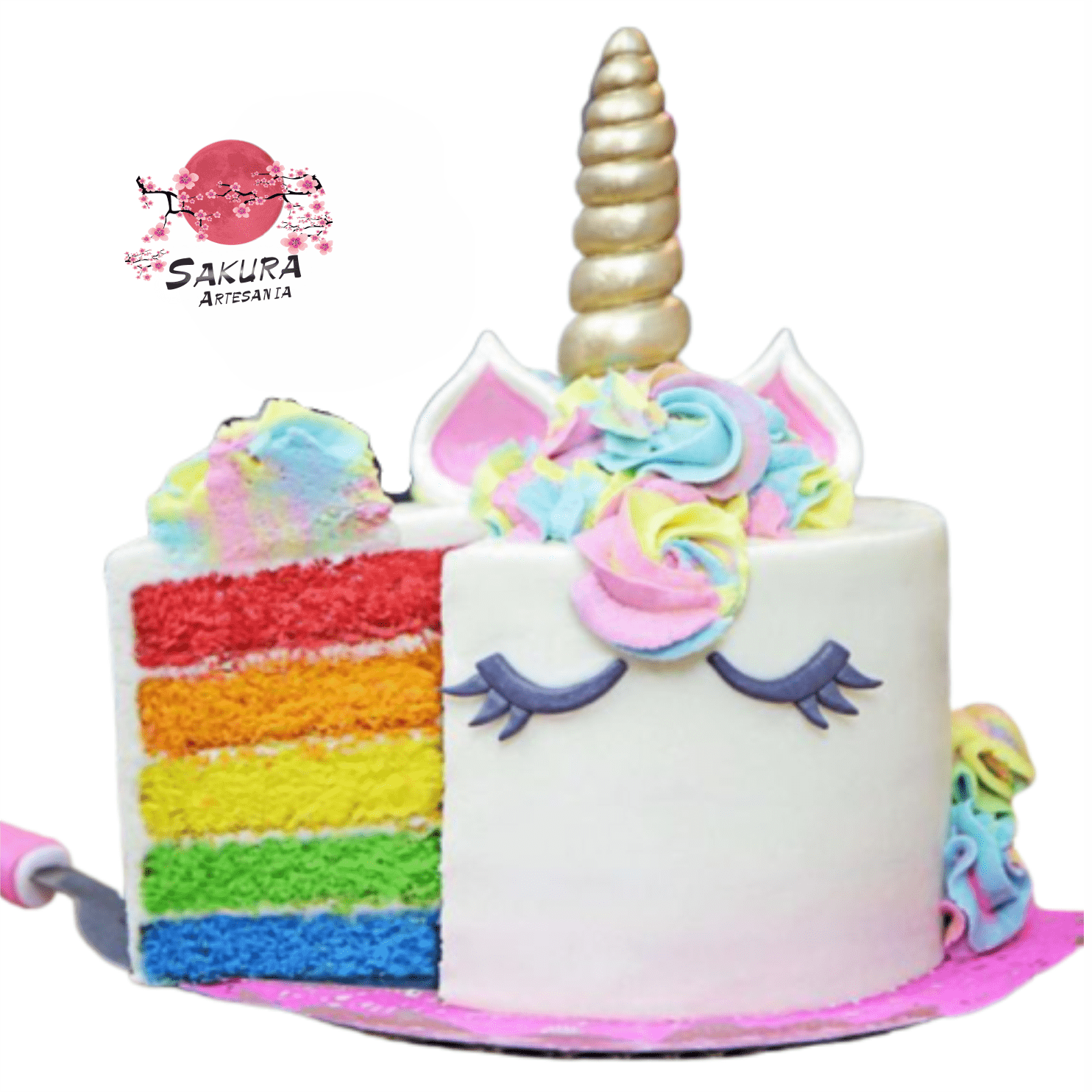 Torta Unicornio Arcoiris