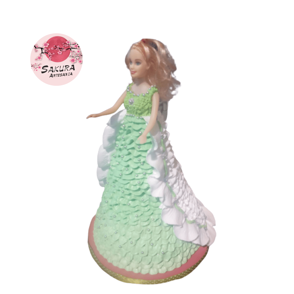 Torta Temática Muñeca 3D - Imagen 2