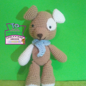 Amigurumi Perrito con Parche P012