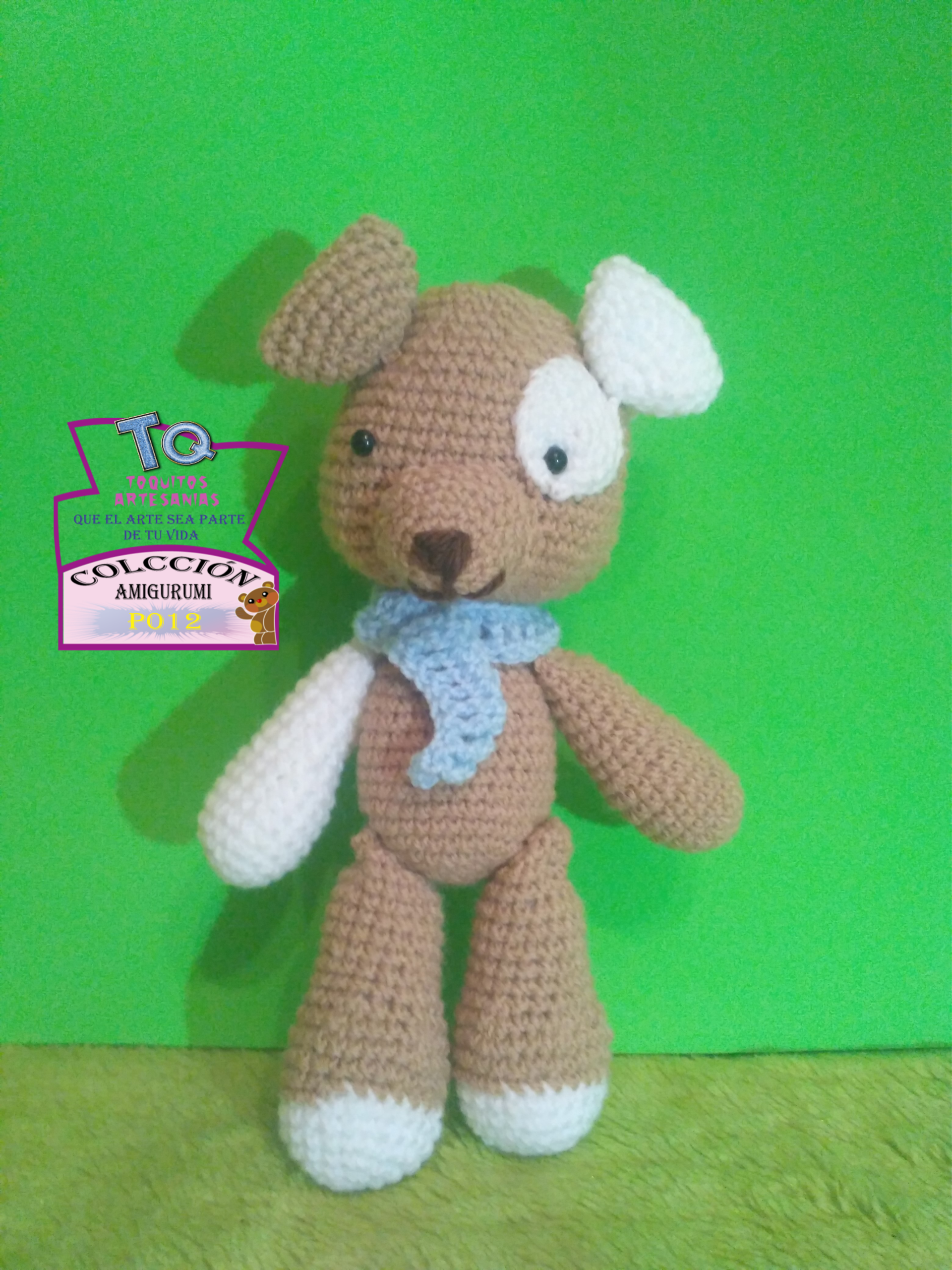 Amigurumi Perrito con Parche P012