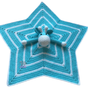 Jirafa Azul Manta De Apego