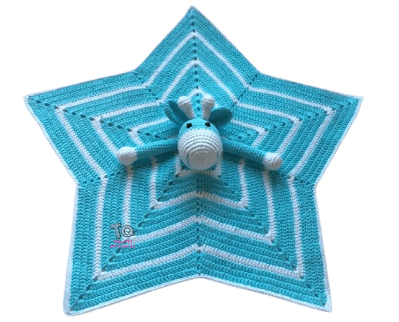 Jirafa Azul Manta De Apego