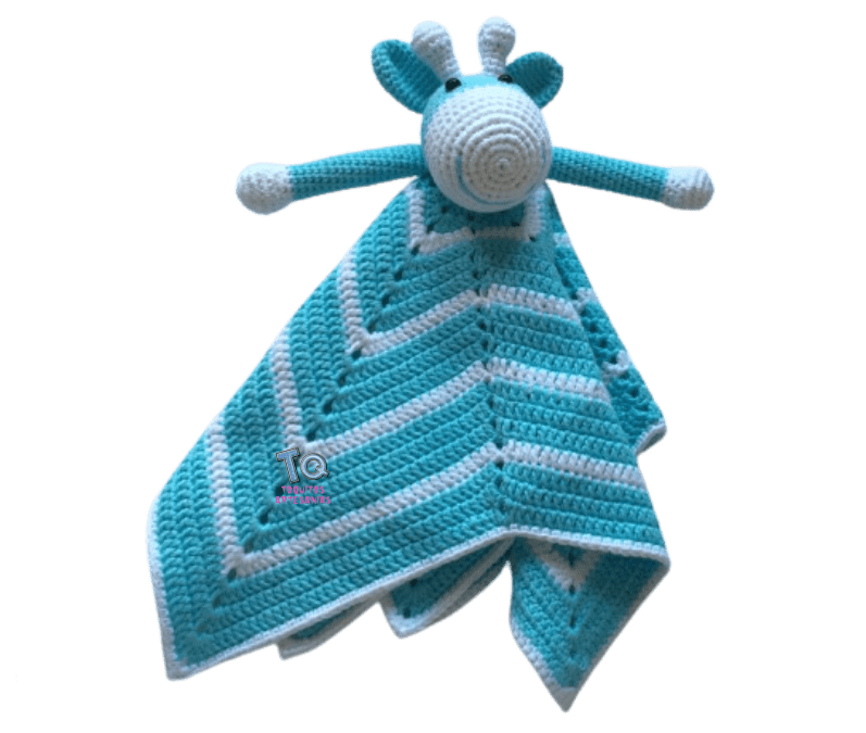 Jirafa Azul Manta De Apego - Imagen 2