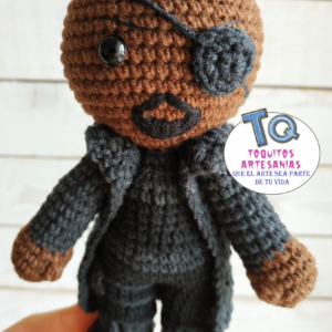 Nick Fury Amigurumi