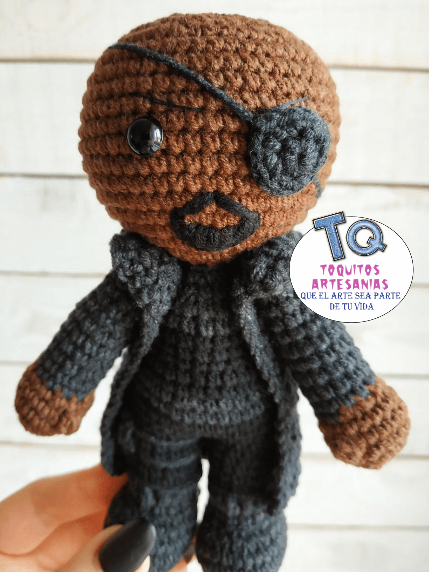 Nick Fury Amigurumi