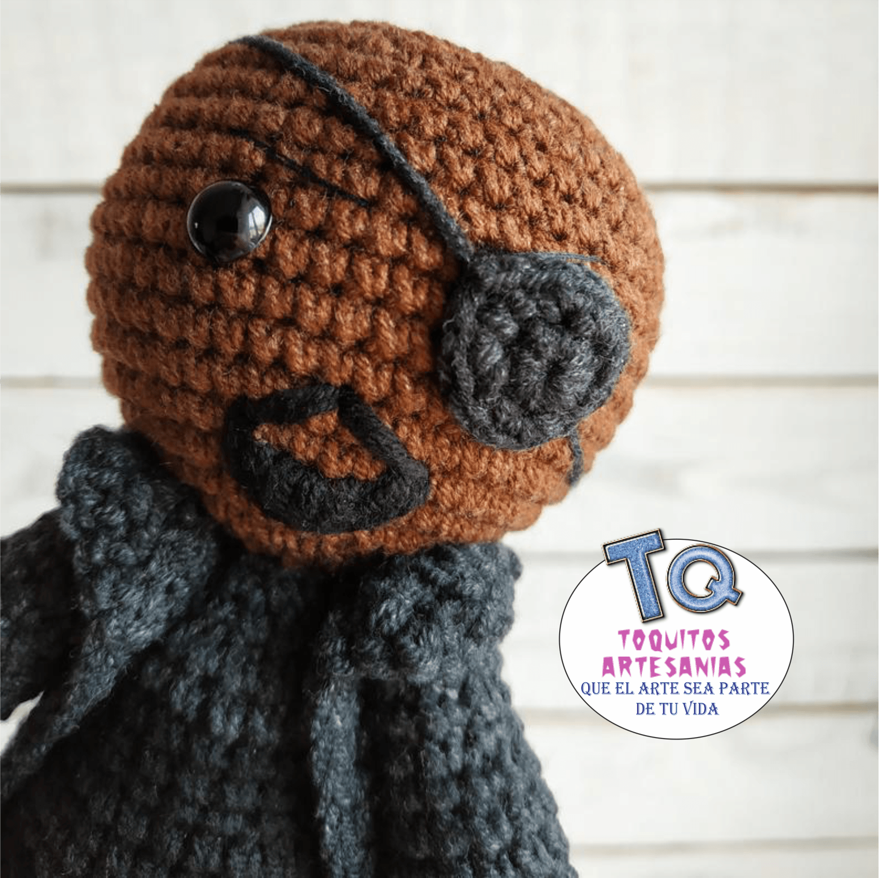 Nick Fury Amigurumi - Imagen 2