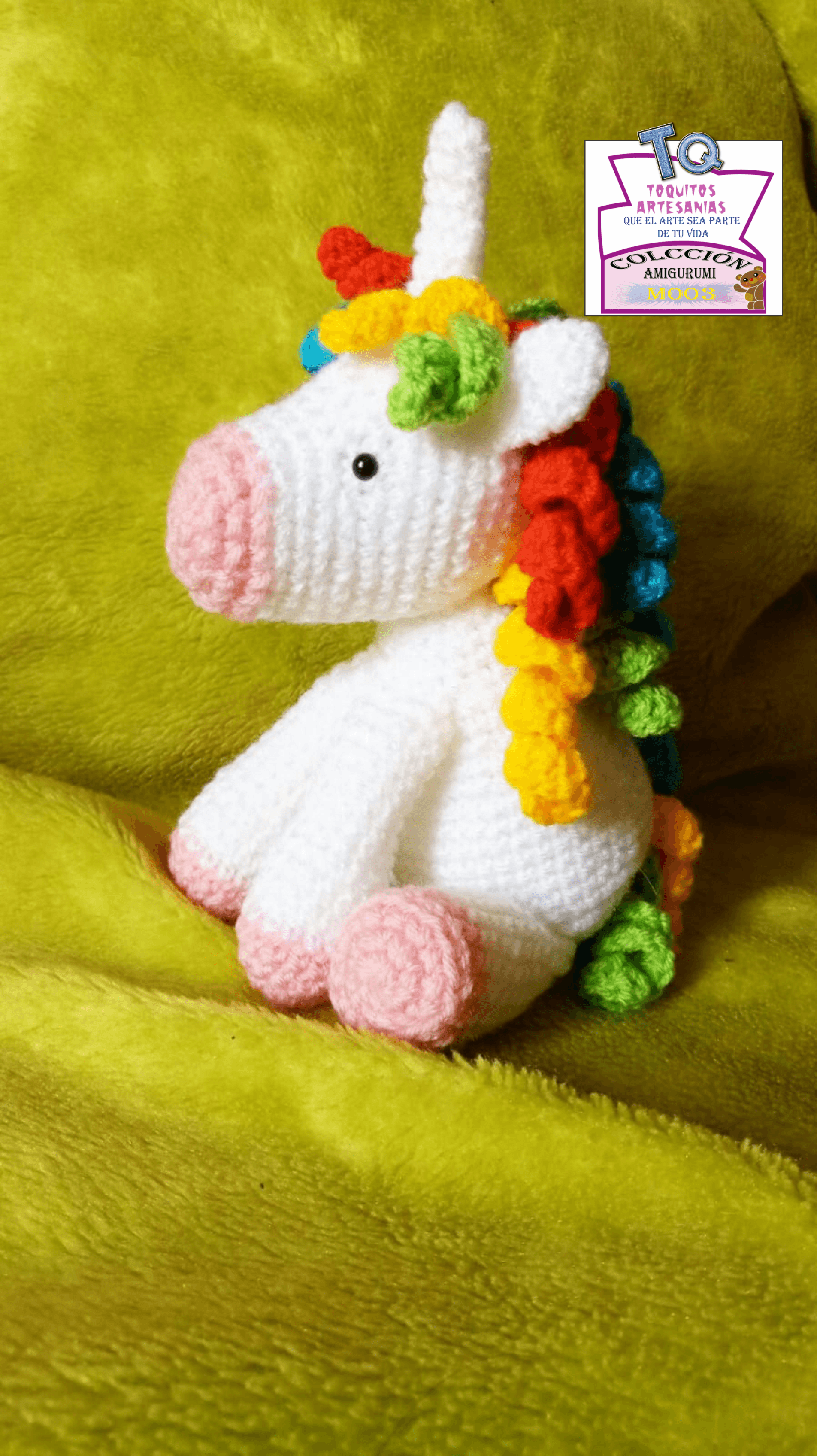 Unicornio 3 Amigurumi - Imagen 2