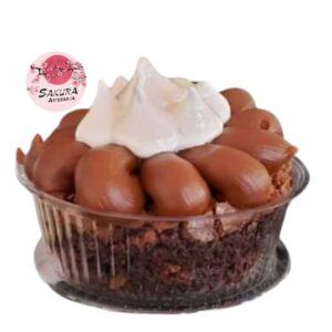 Browning con dulce leche Postre Individual