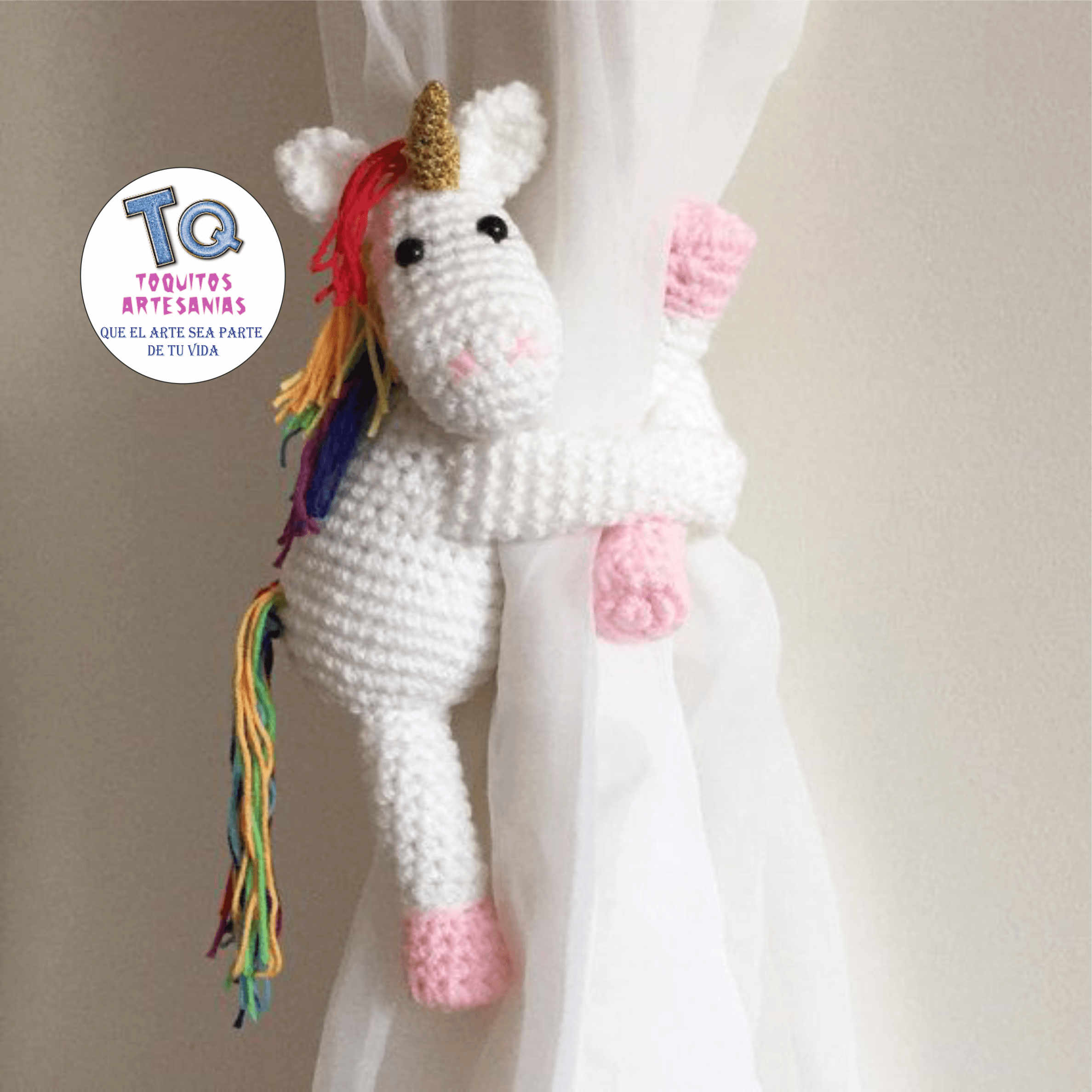 Unicornio Sujeta Cortina - Imagen 4
