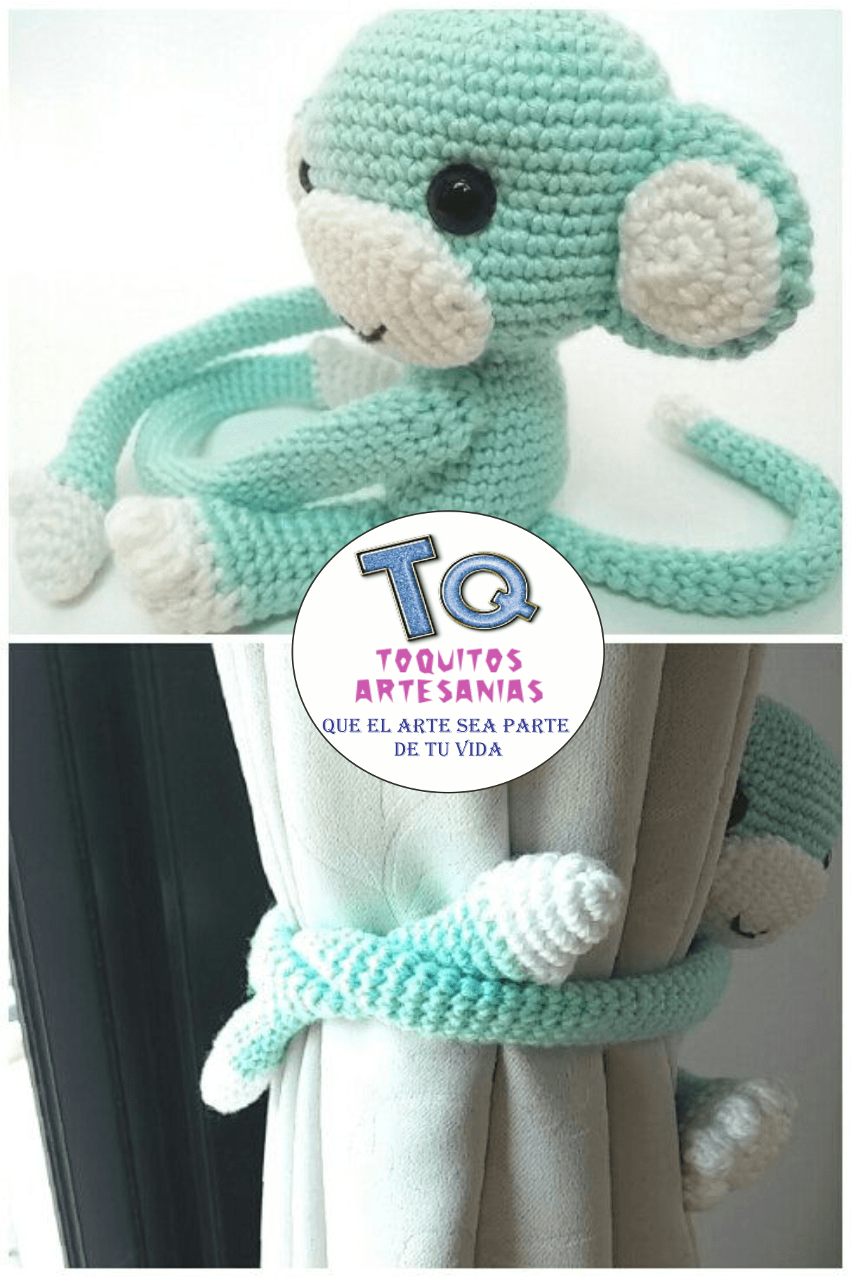 Mono Sujeta Cortina - Imagen 2