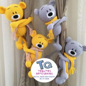 Osito Sujeta Cortinas