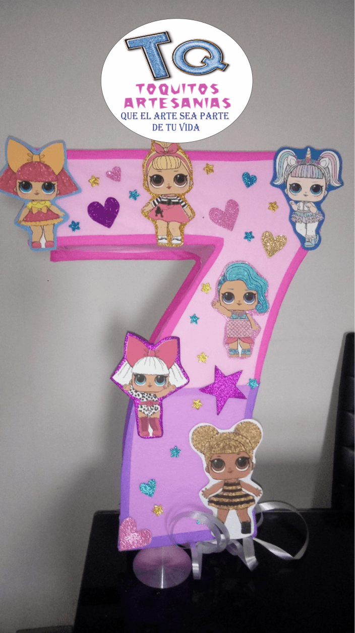 Piñatas Lol Surprise Numeros