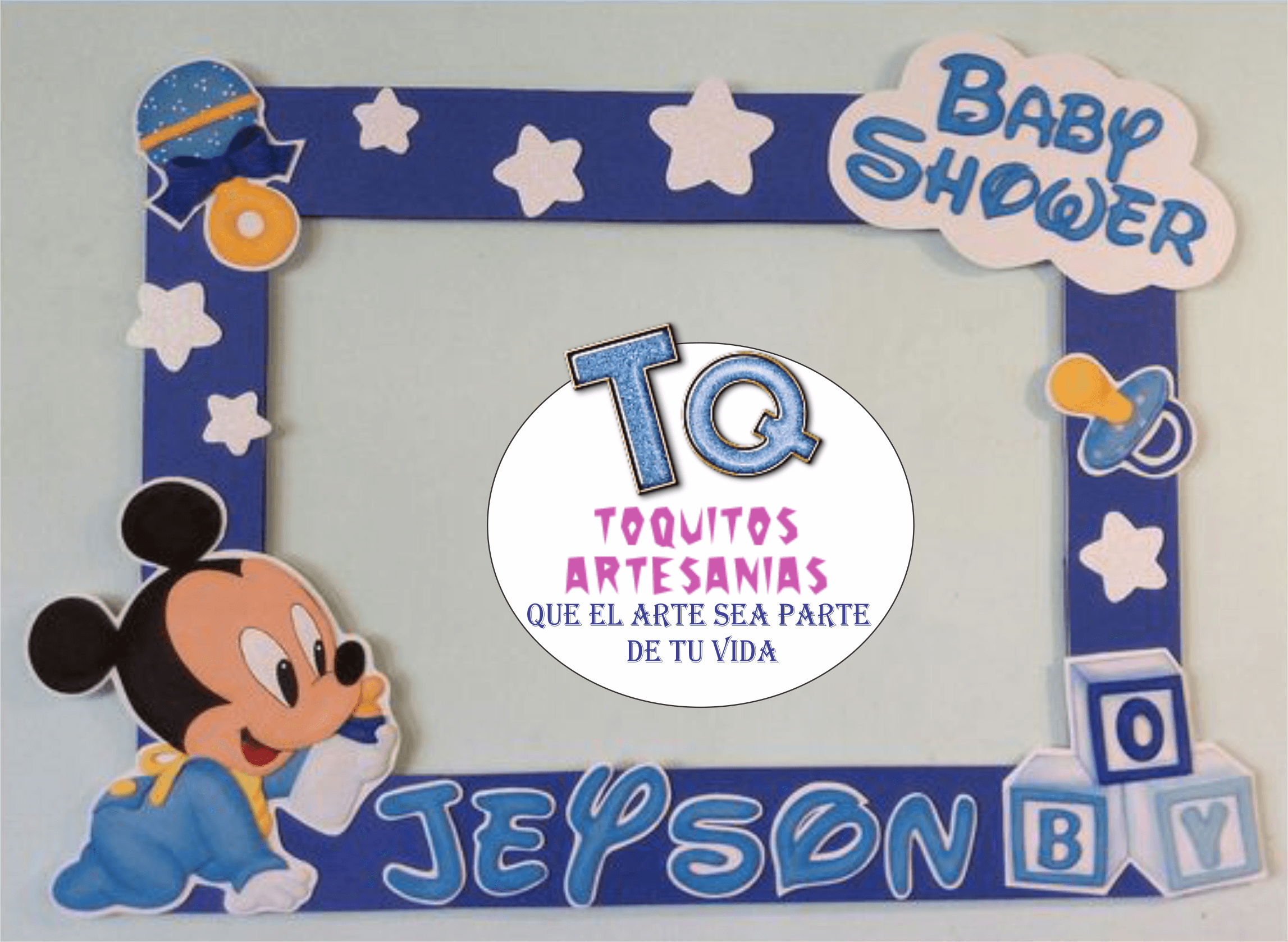 Marco Selfie baby shower Mickey