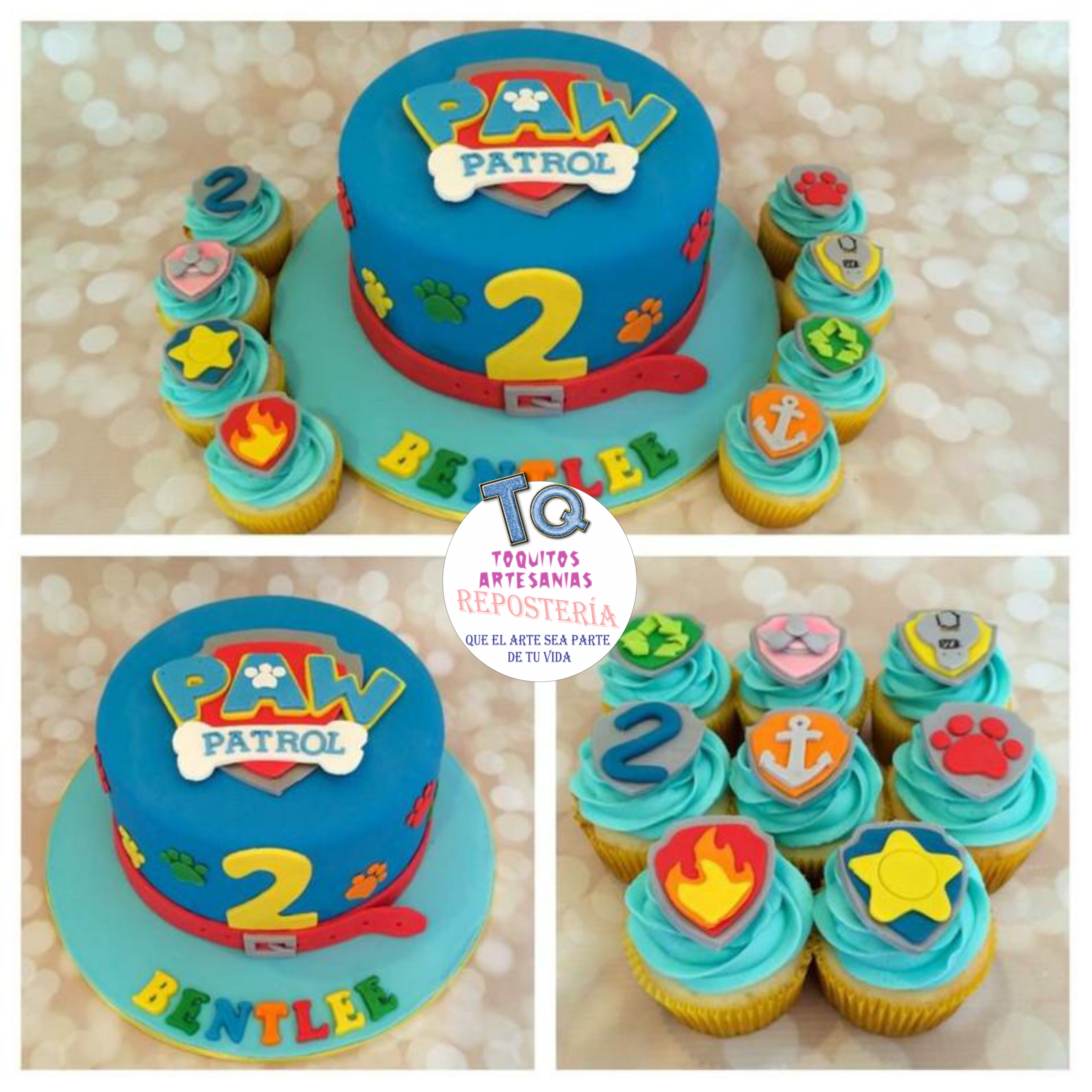 Oferta Torta Paw Patrulla Canina+10 Cupcake