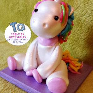 Unicornio Adorno para torta cod AT003