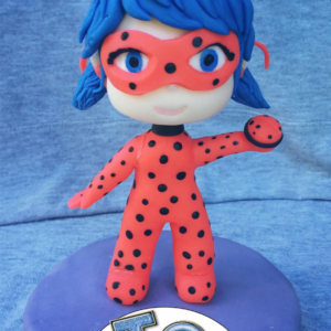 Ladybug Miraculous Adorno para torta cod AT007