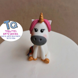 Unicornio Adorno para torta cod AT010