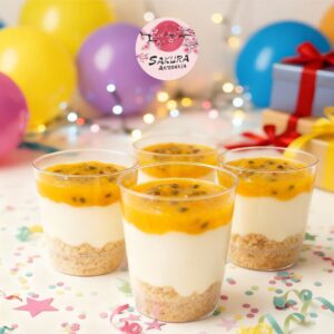 Postre Shot Cheesecake Maracuya