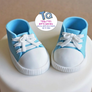 Championes baby shower Adorno Para Tortas cod AT023