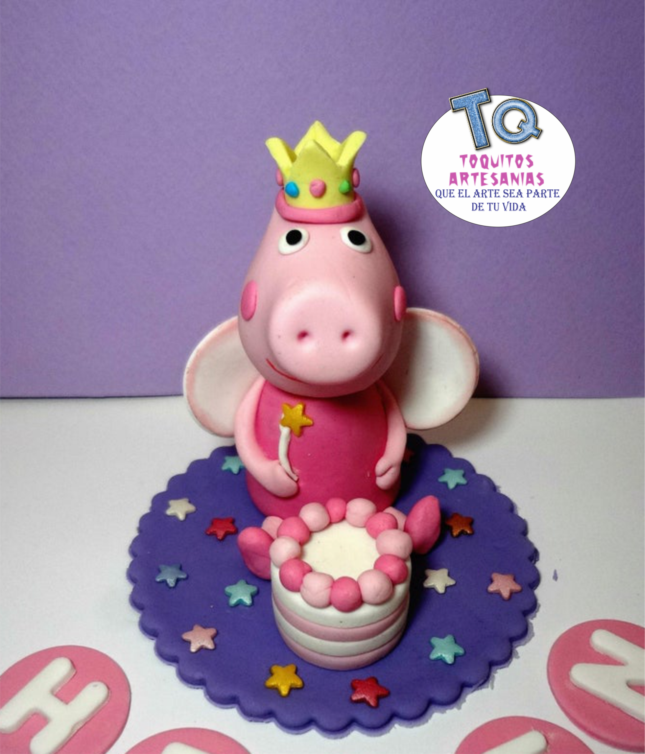 Peppa pig Adorno Para Tortas cod AT025