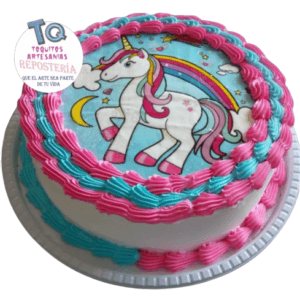 Oferta Torta Unicornio lamina 2 Kilos +10 Cupcake