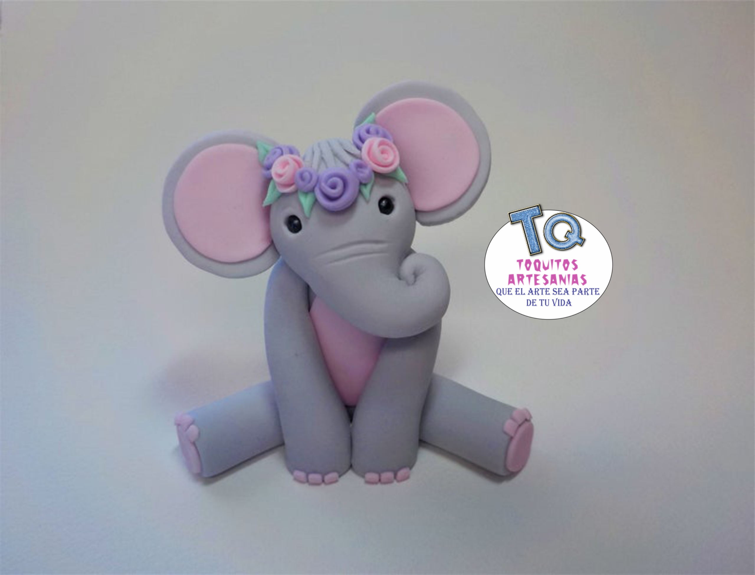Elefante Bebe Adorno Para Tortas cod AT028