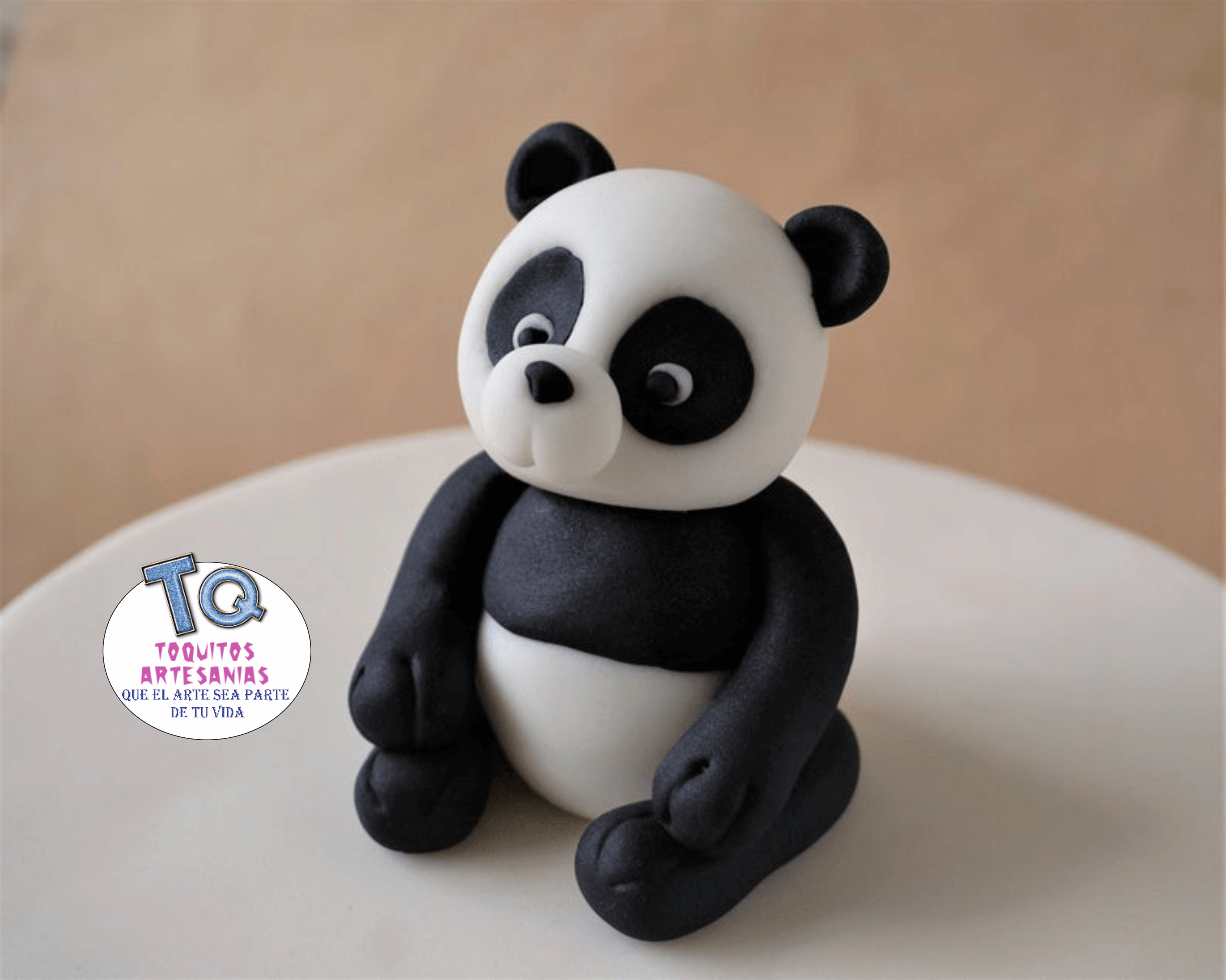 Oso Panda Adorno Para Tortas cod AT029 - Imagen 4