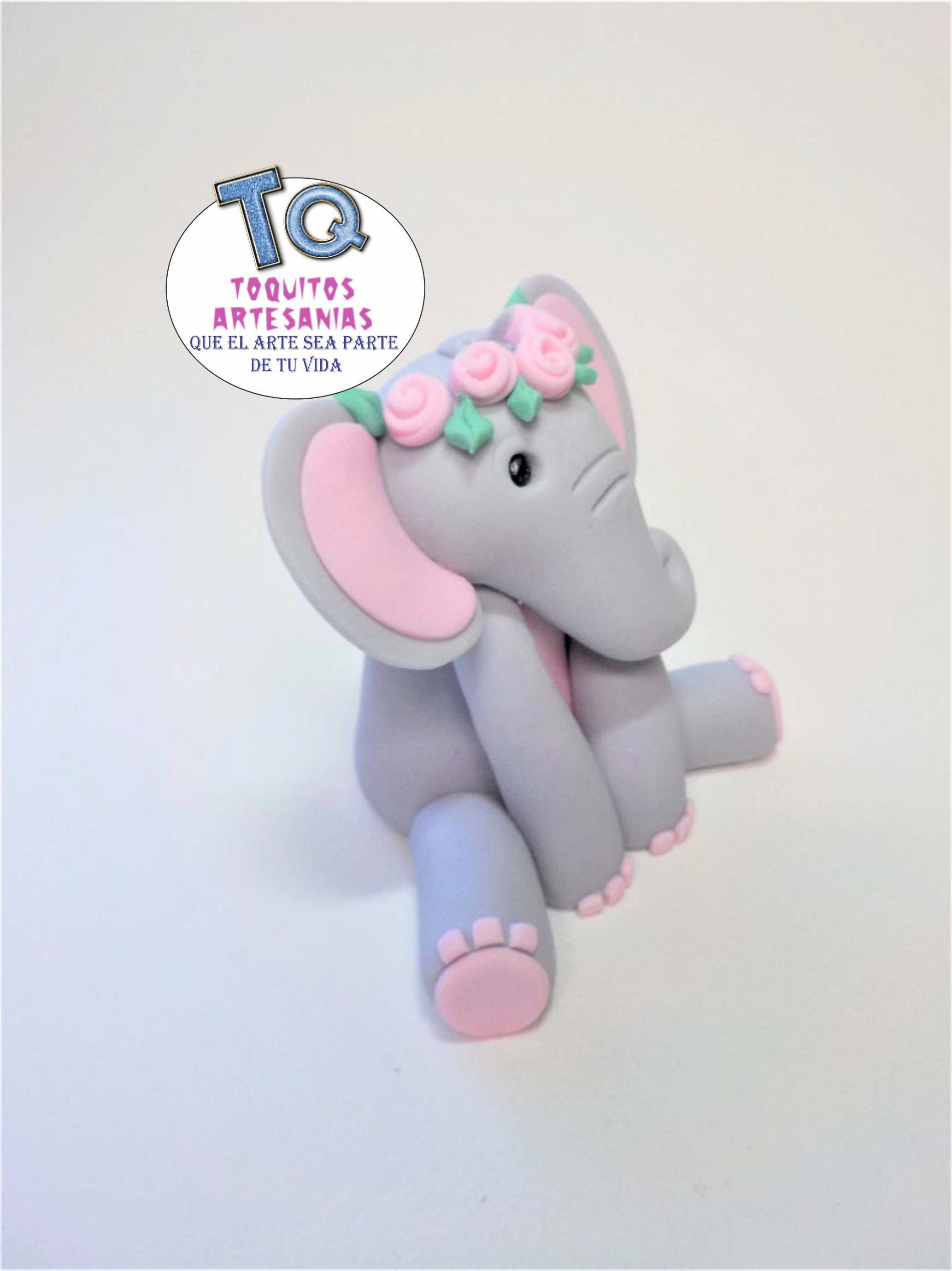 Elefante Bebe Adorno Para Tortas cod AT028 - Imagen 4