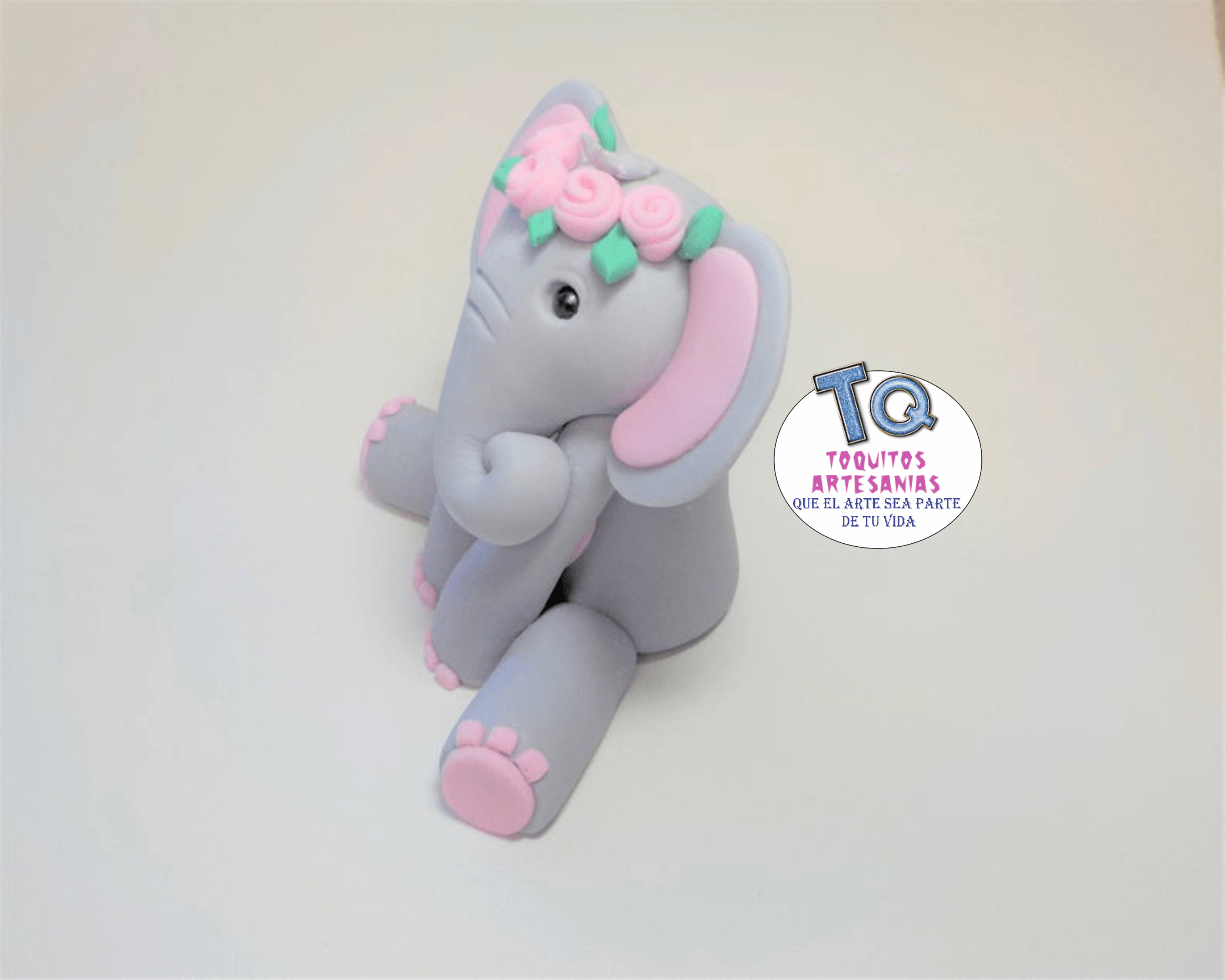 Elefante Bebe Adorno Para Tortas cod AT028 - Imagen 3