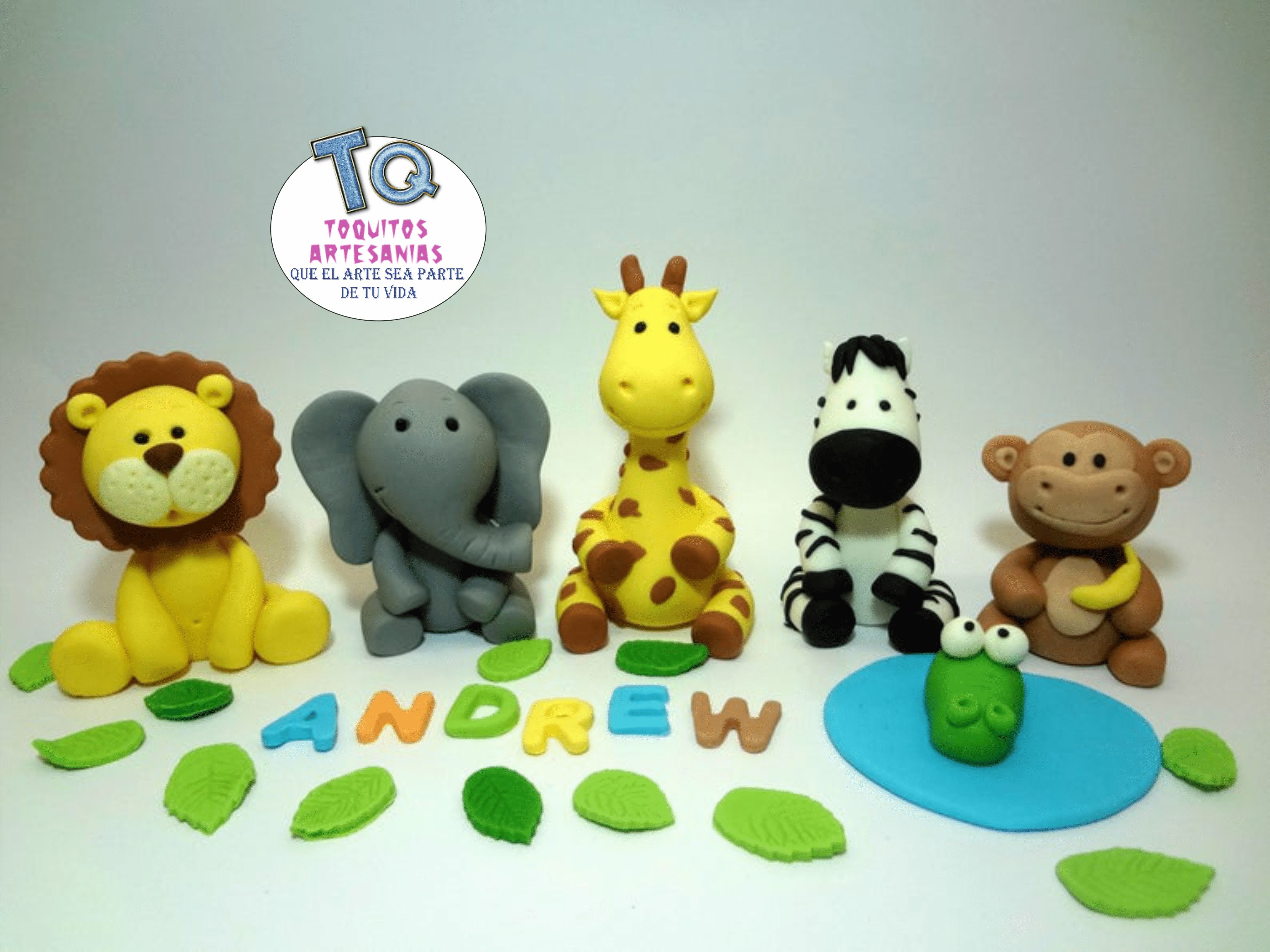 Safari set Animales Adorno Para Tortas cod AT032