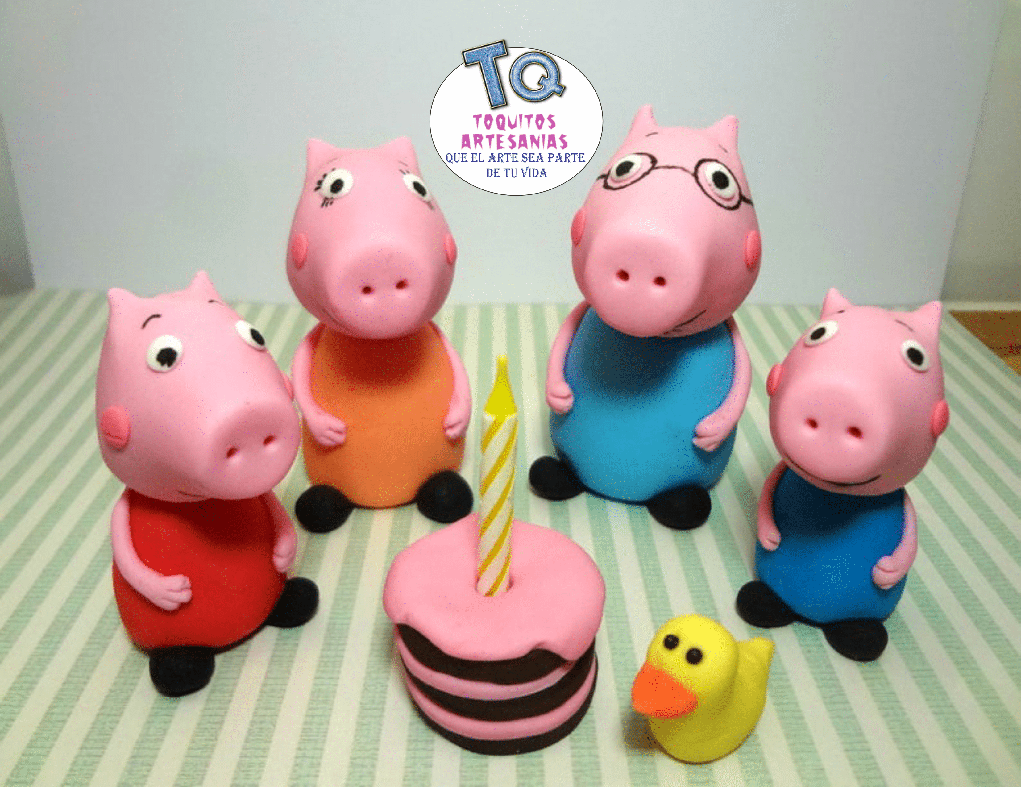 Peppa Pig Adorno Para Tortas cod AT031 - Imagen 2