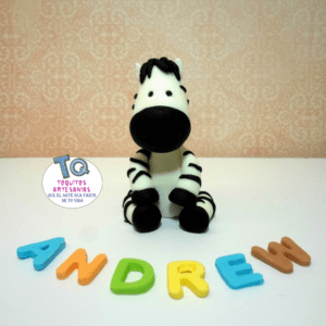 Cebra Safari Adorno Para Tortas cod AT037