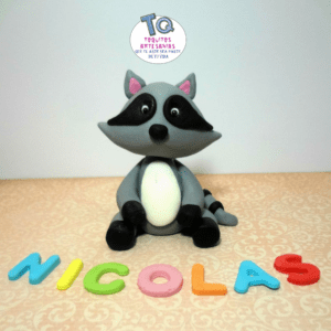 Mapache Adorno Para Tortas cod AT040