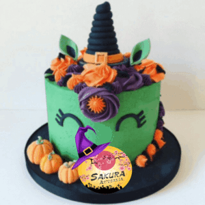 Torta Unicornio Halloween