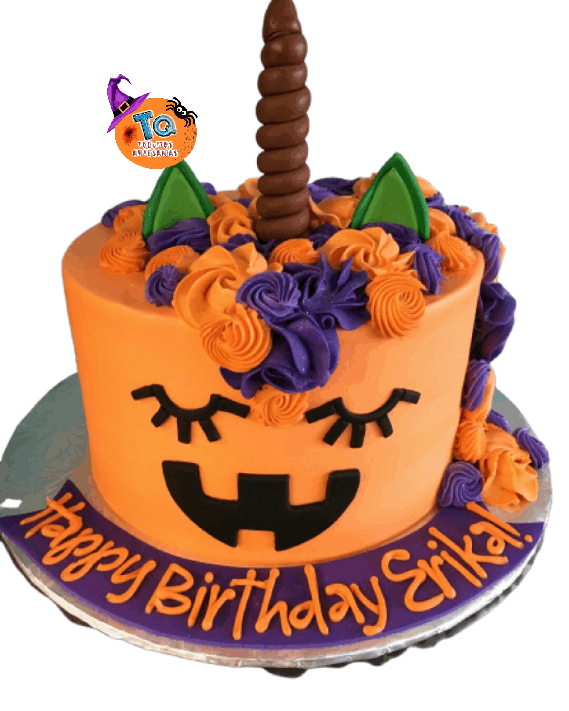 Torta Unicornio Halloween Calabaza