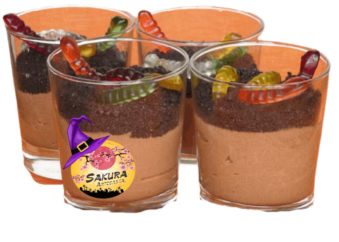 Postres Shot Halloween Mousse Dulce Leche