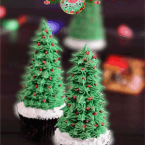 Cupcakes Navideño árbol