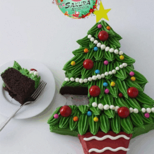 Árbol Brownie Navideño