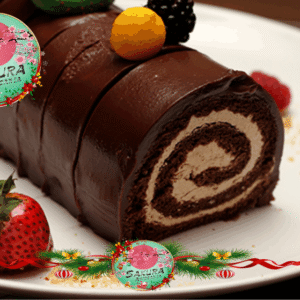 Pionono chocolate y mousse dulce de leche