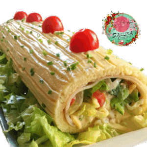 Pionono agridulce Navidad