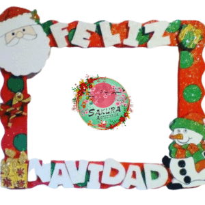 Marco Selfie Navidad Y Año nuevo