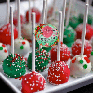 Cake pop navideño