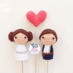 Cake Toppers Amigurumis Pareja  cod AT127