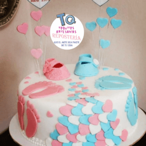 Torta baby shower cod ftb009