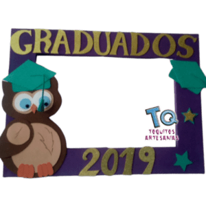 Marco selfie graduación buho