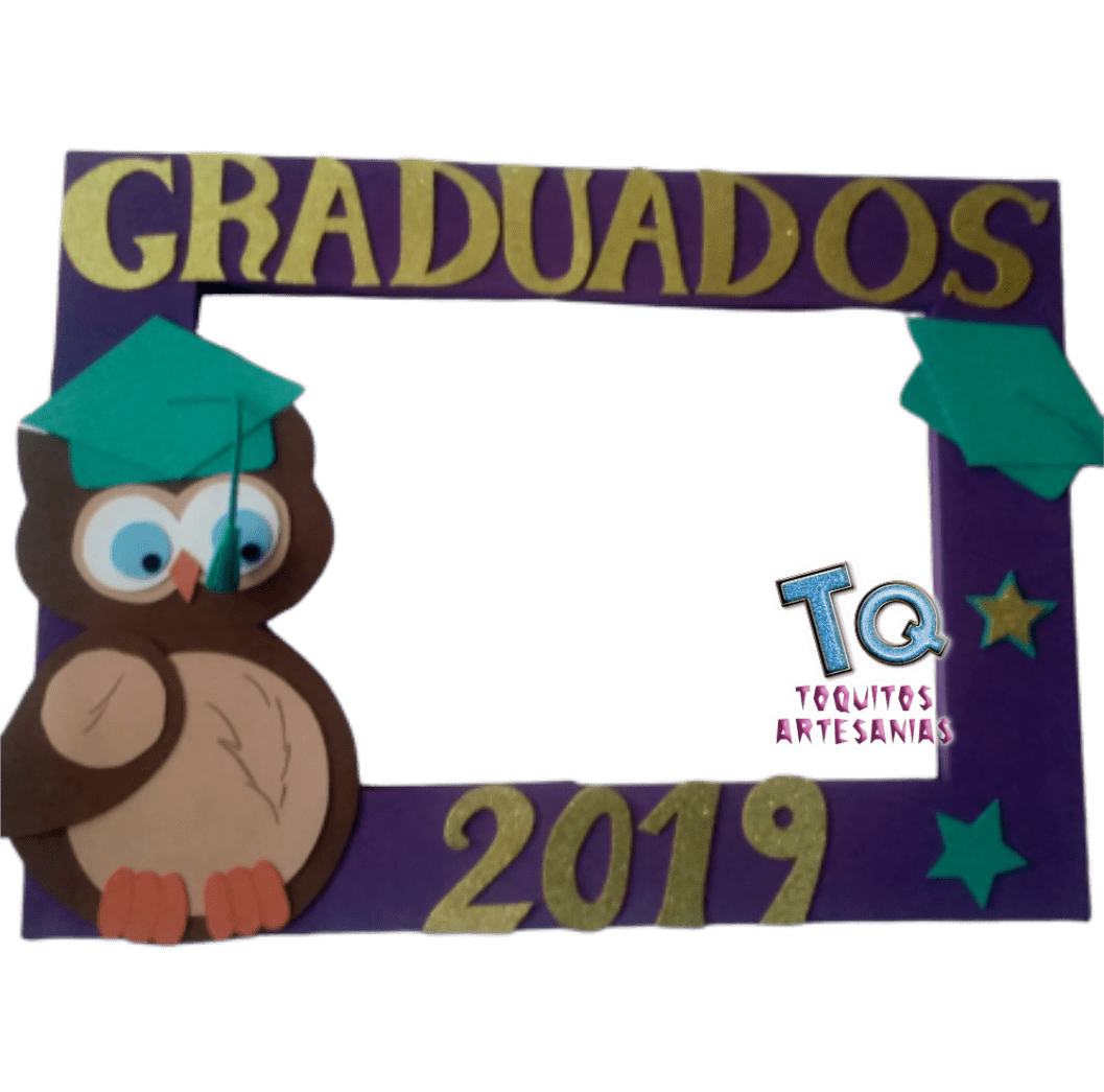Marco selfie graduación buho