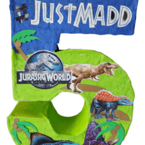 Piñata Jurassic world números