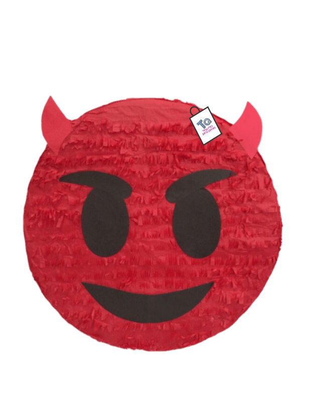 Piñata emoji diablo