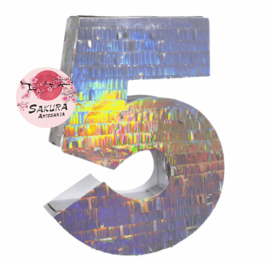 Piñata Plateadas número 5