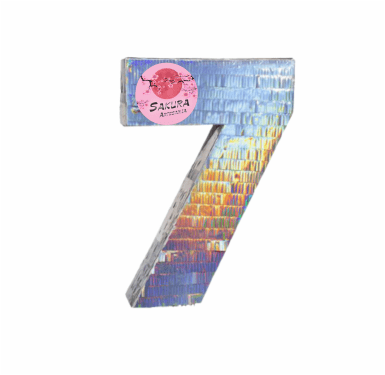 Piñata Plateadas número 7